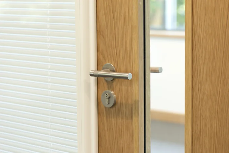 Commercial locksmith services in Melbourne FL installing secure office door lock for home office protection and access control