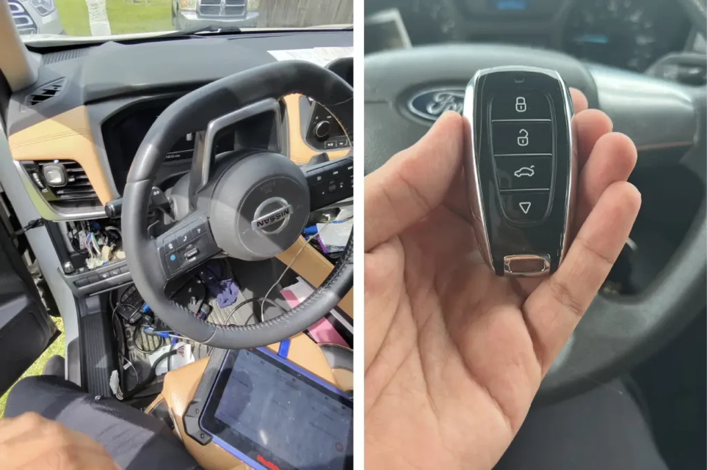 Automotive locksmith in Melbourne Florida providing car key replacement, key fob programming, and ignition repair services