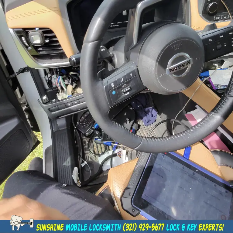 Automotive locksmith in Palm Bay FL providing complete car key replacement, key fob programming, and emergency lockout services for all makes and models.