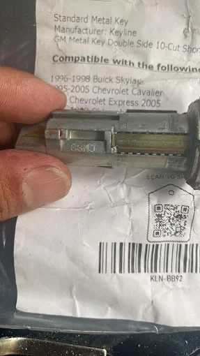 Locksmith in Merritt Island FL repairing and replacing damaged ignition cylinders for Chevrolet and Buick vehicles.